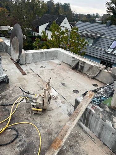 Wandsägearbeiten für maßgeschneiderte Baustellenlösungen